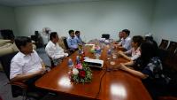 Ban lãnh đạo Công ty làm việc với lãnh đạo UBND Quận 6 - TP. Hồ Chí Minh